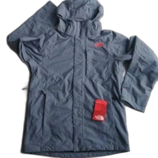 jacket, gray, north, face transparent PNG cut-out