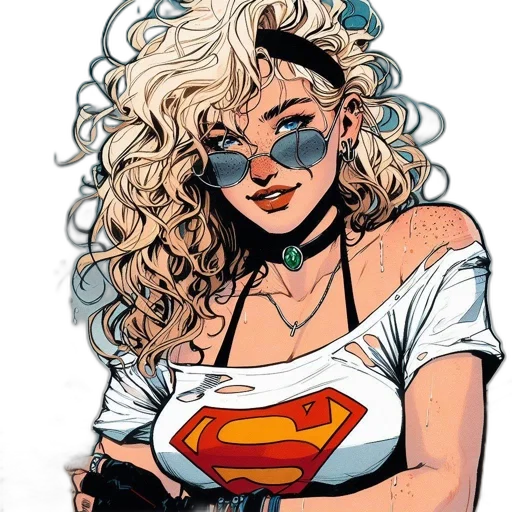 comic book art, concept art, cartoon, brightly transparent PNG cut-out
