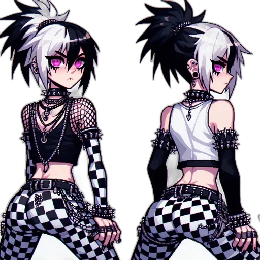 jacket, cyberpunk, concept art, pixel art transparent PNG cut-out