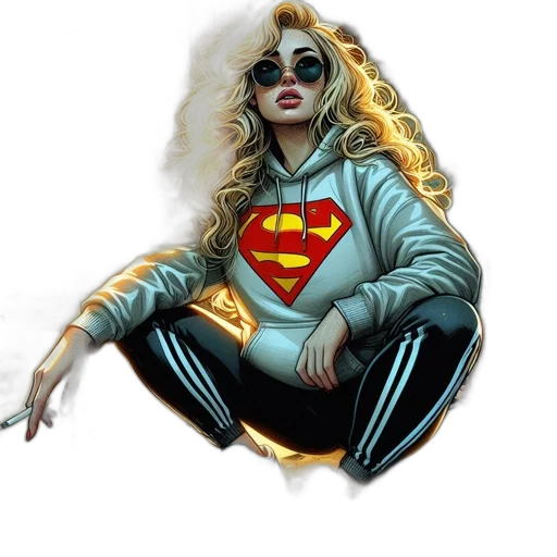 comic book art, concept art, fantasy art, cartoon transparent PNG cut-out