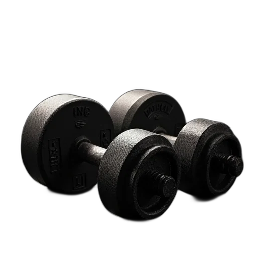 3d render, gold, gym, pair transparent PNG cut-out