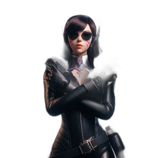 jacket, weapon, mask, staff transparent PNG cut-out