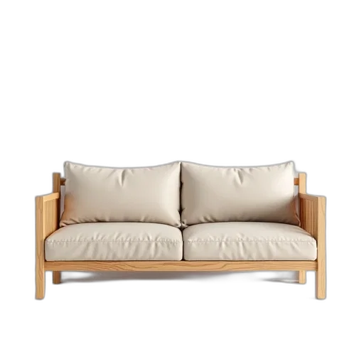 furniture, 3d render, photorealistic, earth tones transparent PNG cut-out