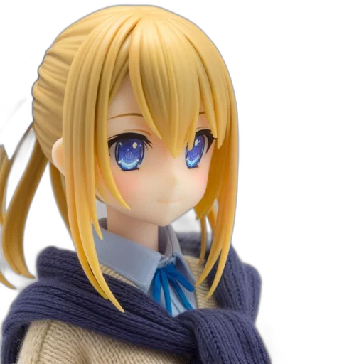 3d render, photorealistic, anime, serene transparent PNG cut-out