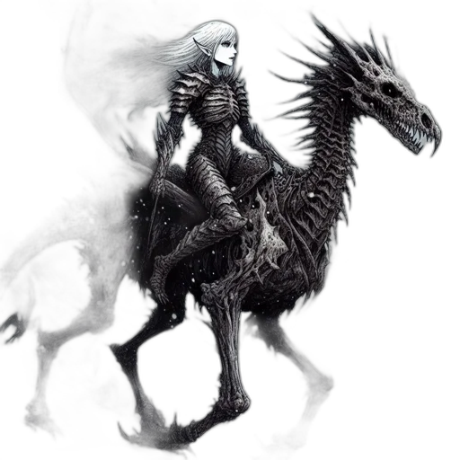 dragon, animal, creature, weapon transparent PNG cut-out