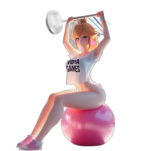 3d render, concept art, anime, vaporwave transparent PNG cut-out
