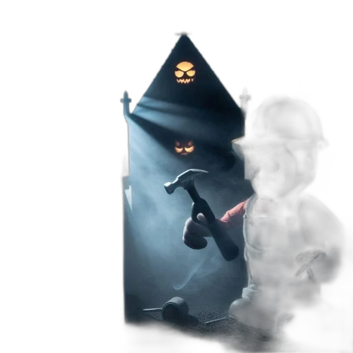 mask, staff, sword, umbrella transparent PNG cut-out