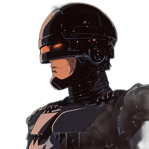 robot, mask, concept art, comic book art transparent PNG cut-out