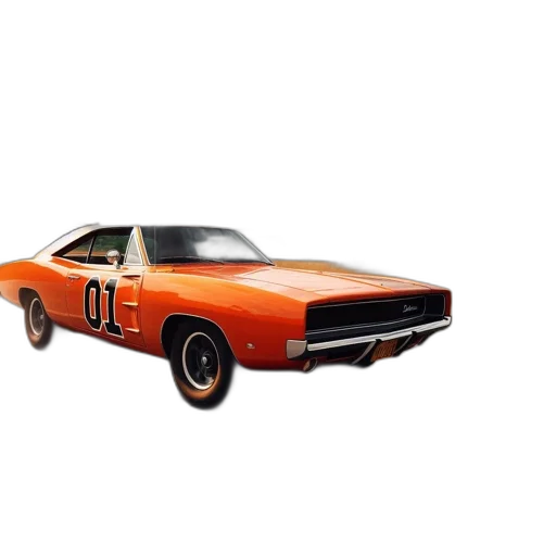car, photorealistic, 3d render, vintage transparent PNG cut-out