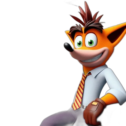 staff, animal, 3d render, concept art transparent PNG cut-out