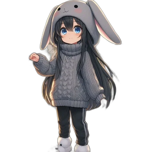 animal, creature, dress, hat transparent PNG cut-out