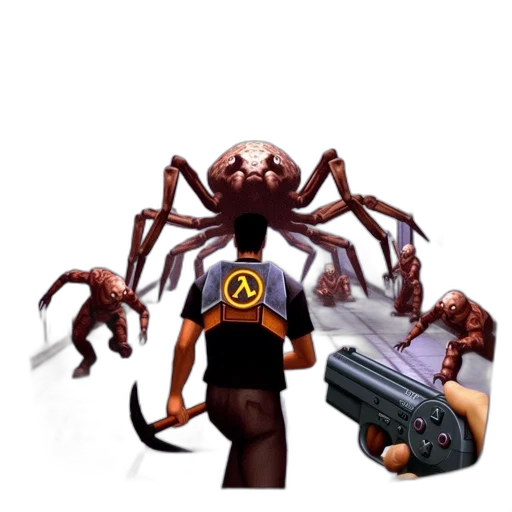 weapon, creature, animal, robot transparent PNG cut-out