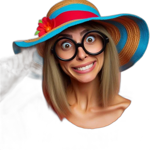 hat, mask, face, staff transparent PNG cut-out