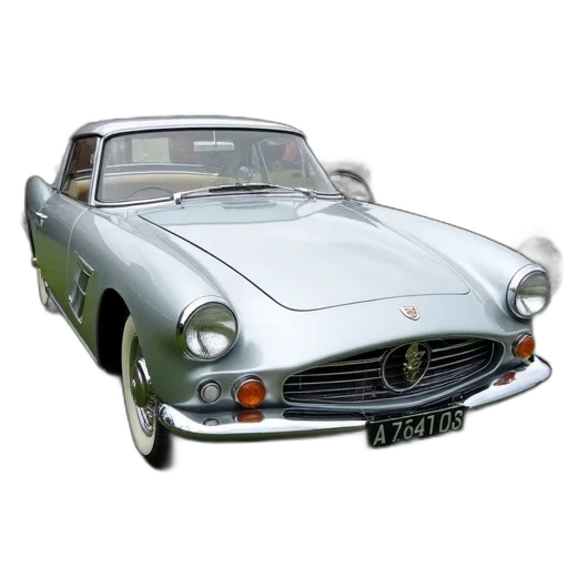 car, photorealistic, 3d render, silver transparent PNG cut-out