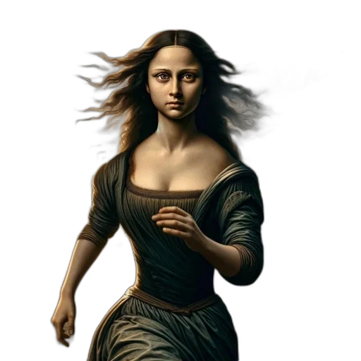 dress, hair, face, jewelry transparent PNG cut-out