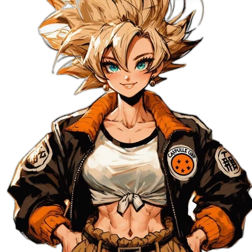 jacket, hair, staff, animal transparent PNG cut-out