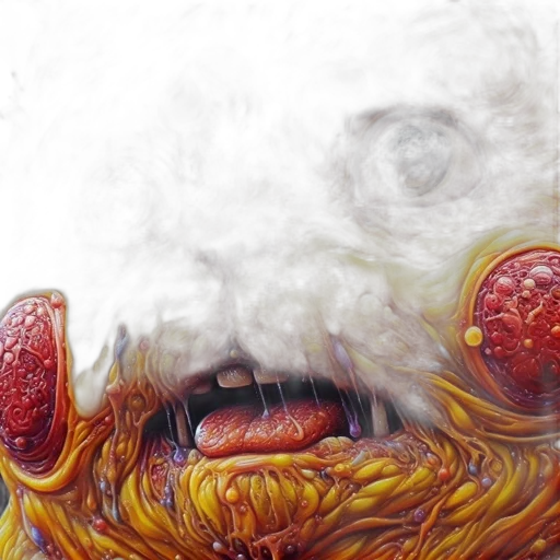 creature, face, mask, hair transparent PNG cut-out