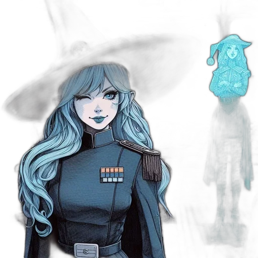 robot, staff, creature, concept art transparent PNG cut-out
