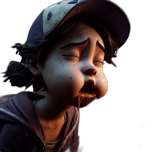 face, photorealistic, concept art, 3d render transparent PNG cut-out