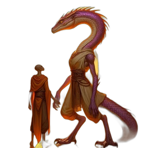 dragon, creature, staff, concept art transparent PNG cut-out