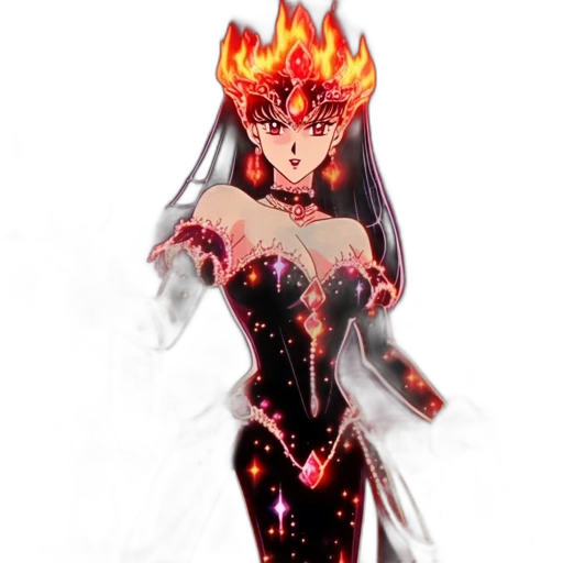 dress, anime, concept art, fantasy art transparent PNG cut-out