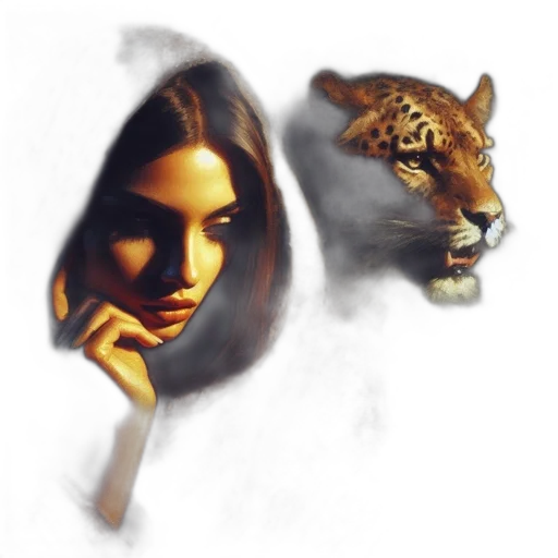 mask, face, fantasy art, photorealistic transparent PNG cut-out