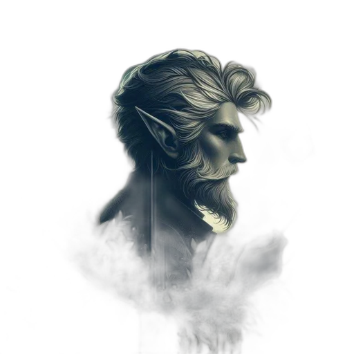 face, mask, hair, creature transparent PNG cut-out