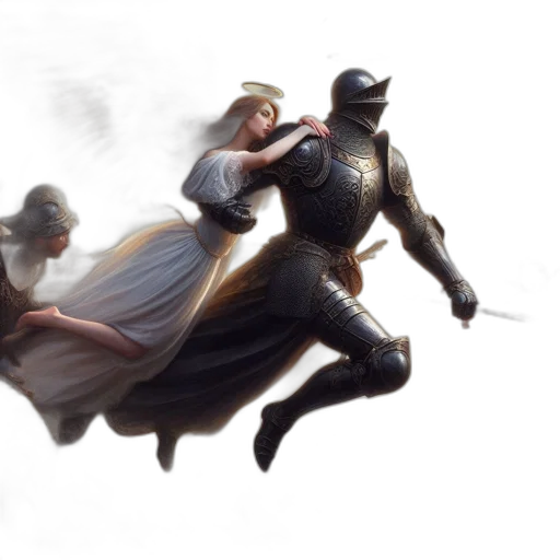 sword, dress, weapon, concept art transparent PNG cut-out
