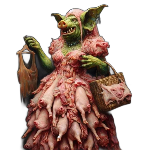 creature, face, concept art, fantasy art transparent PNG cut-out