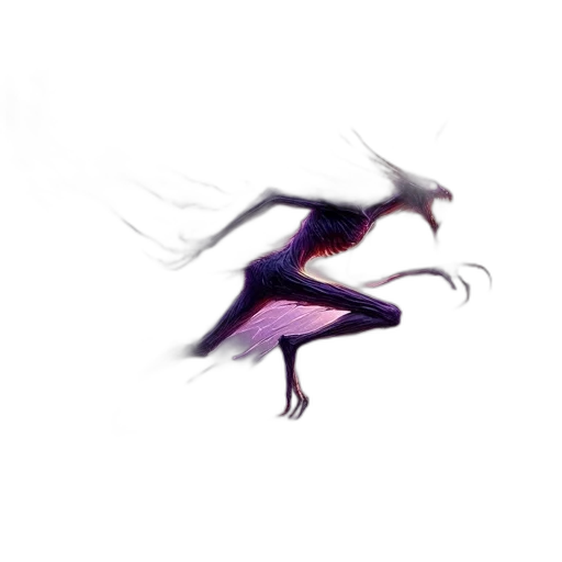 creature, dragon, hair, mask transparent PNG cut-out