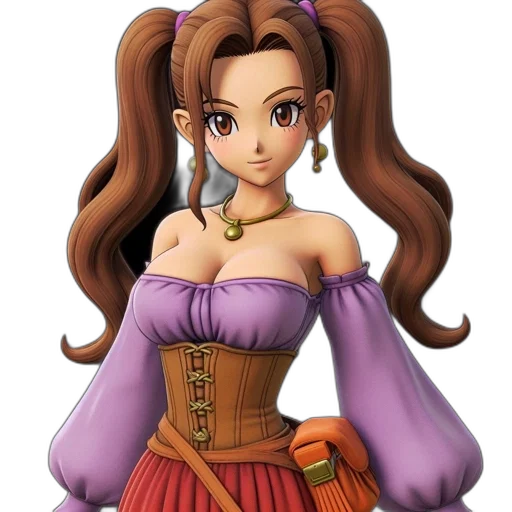 dress, jewelry, hair, face transparent PNG cut-out