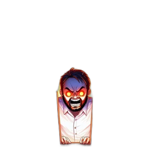mask, staff, face, creature transparent PNG cut-out