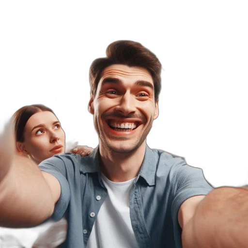 face, staff, hair, creature transparent PNG cut-out