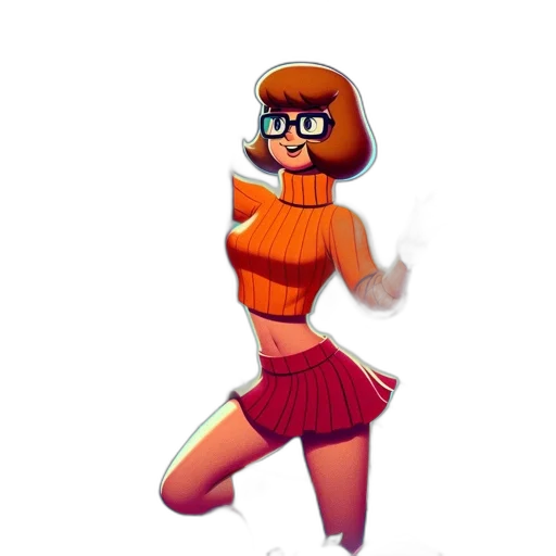 dress, robot, staff, pixel art transparent PNG cut-out