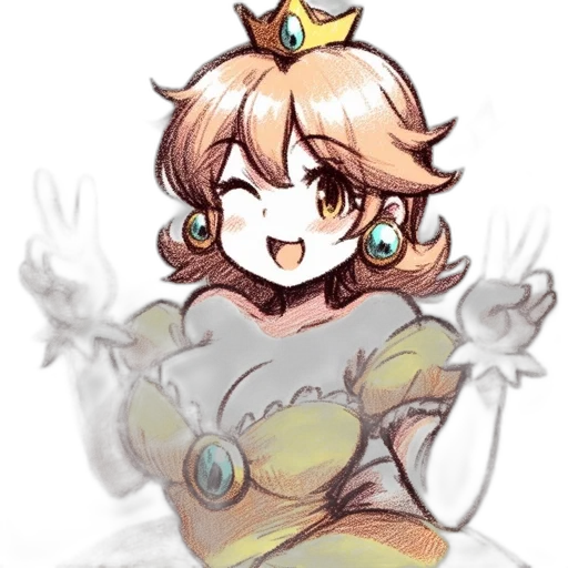 crown, dress, staff, weapon transparent PNG cut-out