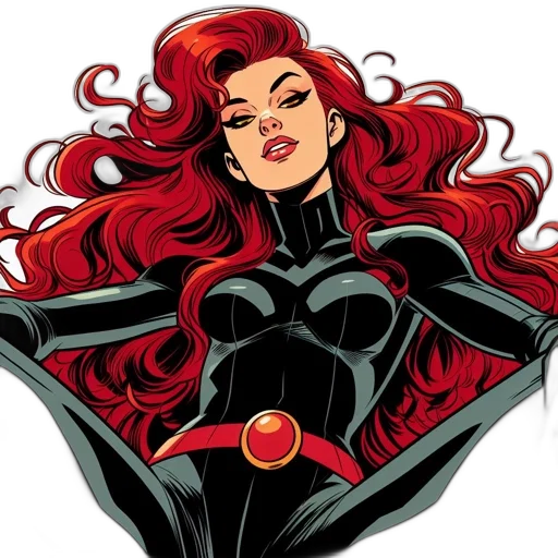 comic book art, concept art, cartoon, red transparent PNG cut-out