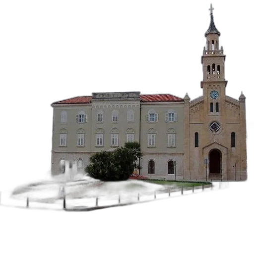 building, 3d render, photorealistic, concept art transparent PNG cut-out