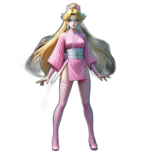 dress, staff, concept art, vaporwave transparent PNG cut-out