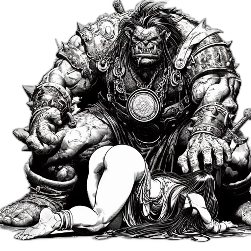 creature, comic book art, concept art, fantasy art transparent PNG cut-out