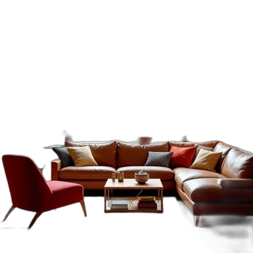 furniture, 3d render, photorealistic, concept art transparent PNG cut-out