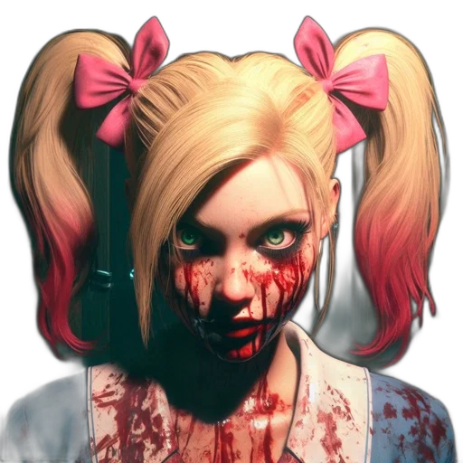 face, comic book art, concept art, pixel art transparent PNG cut-out