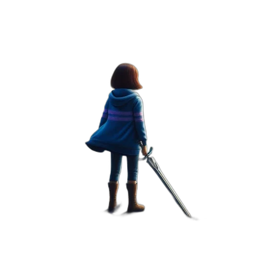 sword, staff, weapon, jacket transparent PNG cut-out