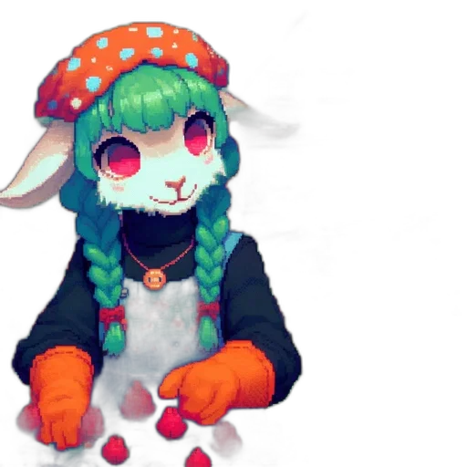 hat, staff, mask, dress transparent PNG cut-out