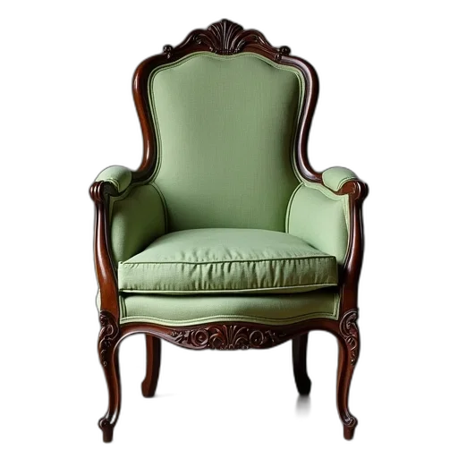 furniture, crown, staff, 3d render transparent PNG cut-out