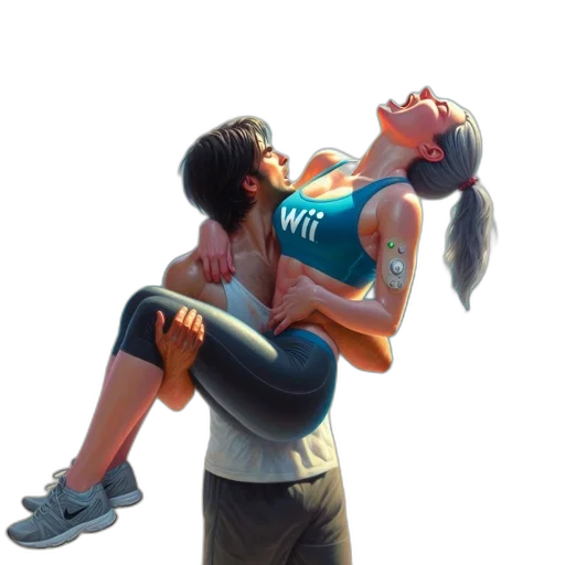 3d render, photorealistic, concept art, man transparent PNG cut-out