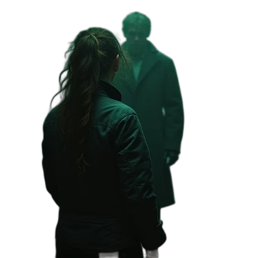 jacket, staff, face, mask transparent PNG cut-out