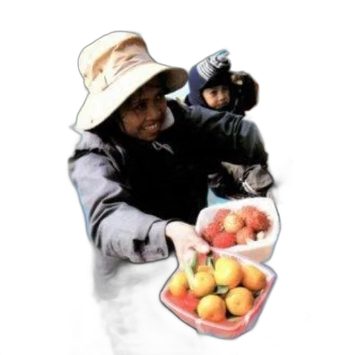 food, staff, hat, photorealistic transparent PNG cut-out