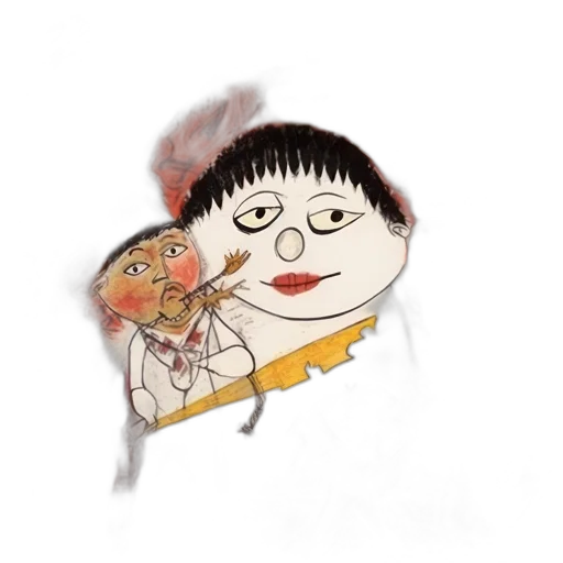 staff, jewelry, umbrella, face transparent PNG cut-out