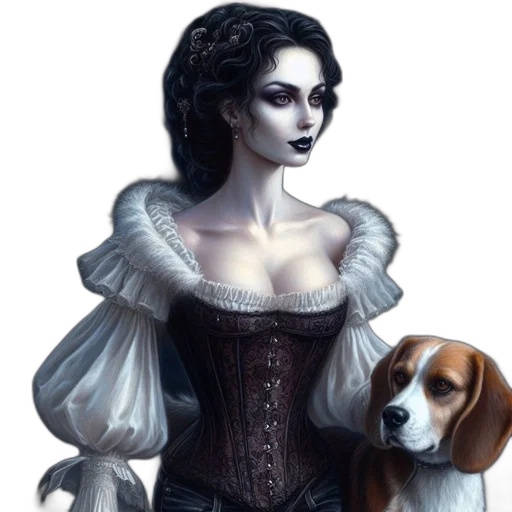 dress, fantasy art, concept art, photorealistic transparent PNG cut-out