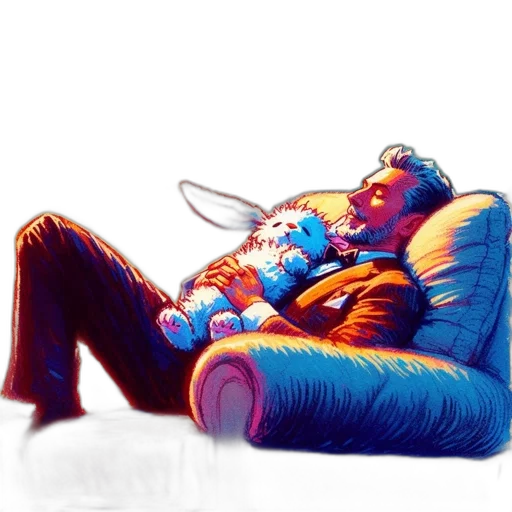 furniture, concept art, comic book art, watercolor transparent PNG cut-out